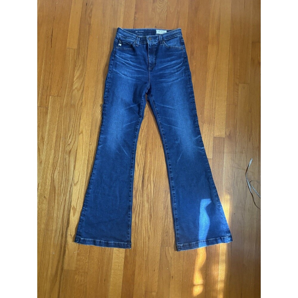 AG Madi Jeans Womens 27 High Rise Flare Dark Wash Stretch Denim 70s Y2K